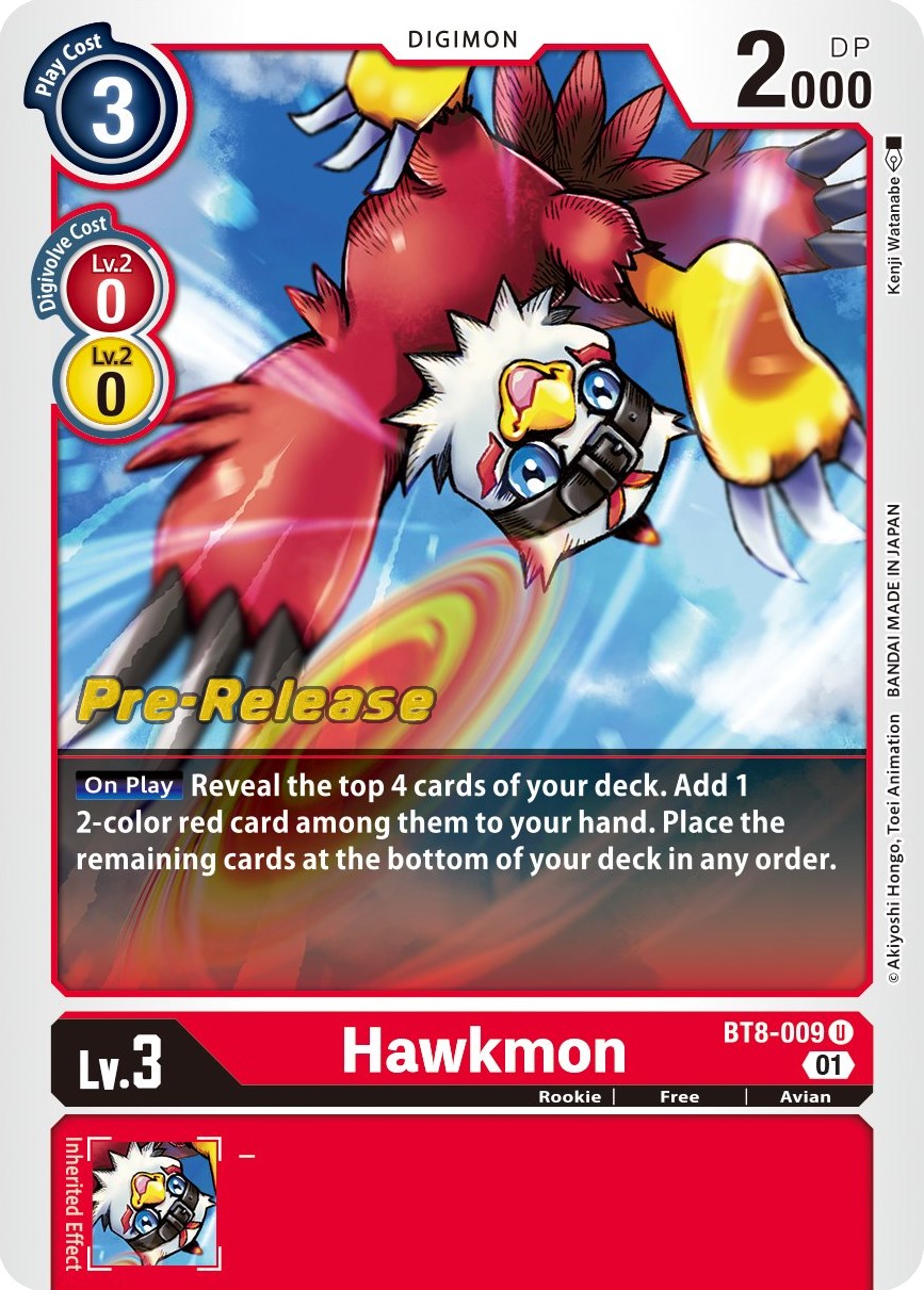 Hawkmon [BT8-009] [New Awakening Pre-Release Cards] | Mindsight Gaming