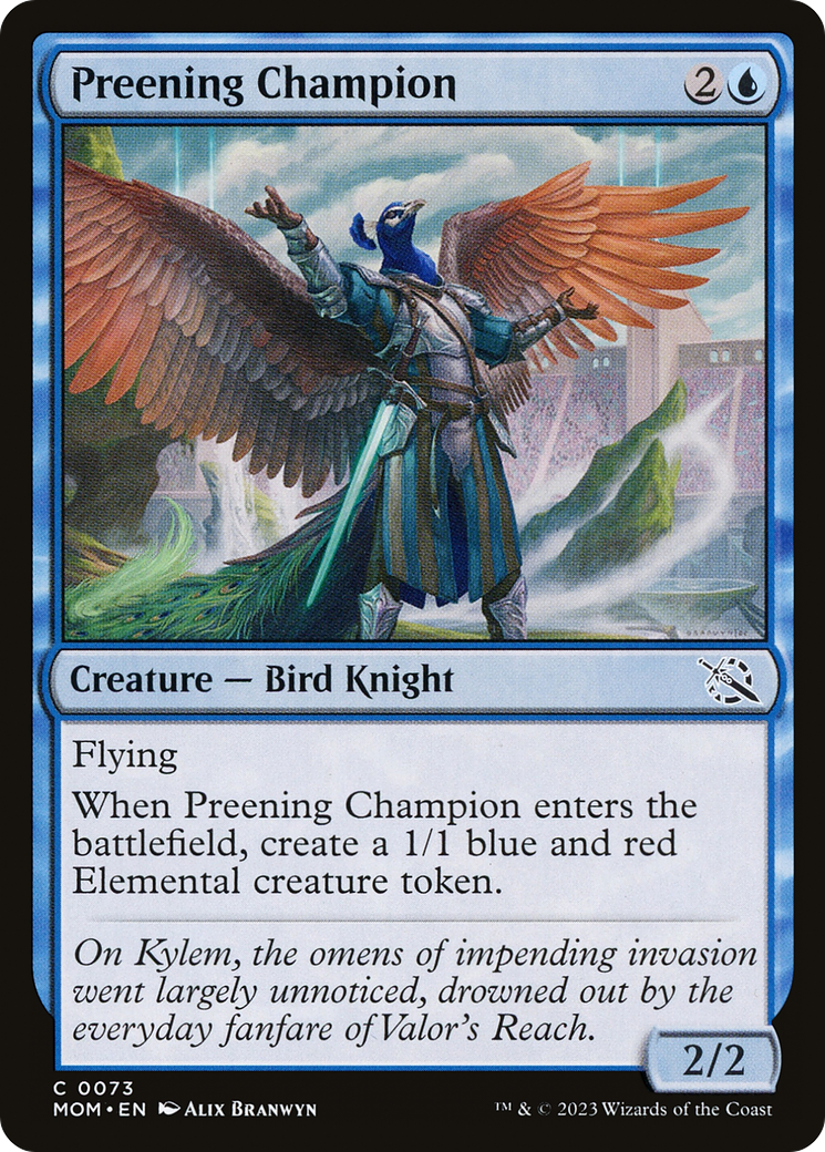 Preening Champion [March of the Machine] | Mindsight Gaming