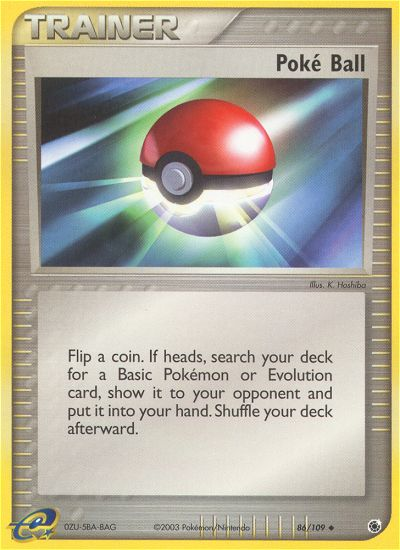 Poke Ball (86/109) [EX: Ruby & Sapphire] | Mindsight Gaming