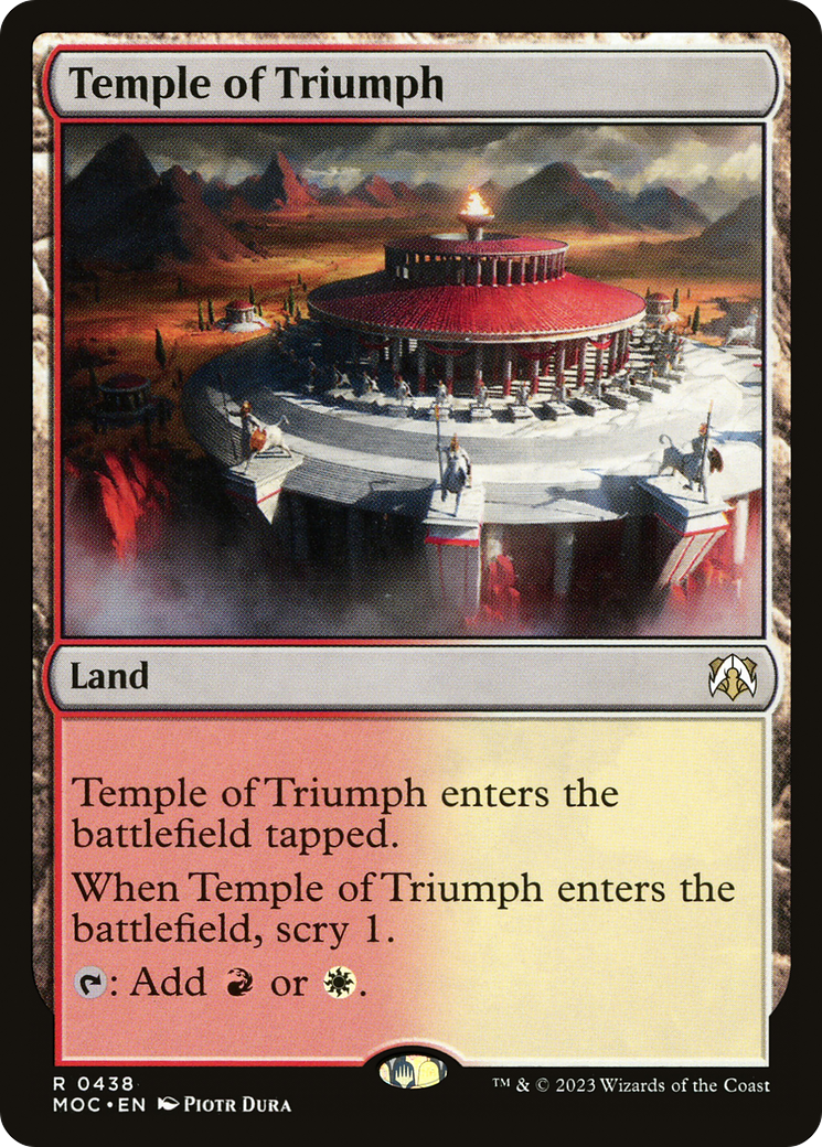 Temple of Triumph [March of the Machine Commander] | Mindsight Gaming