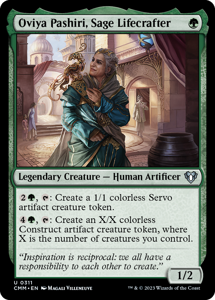 Oviya Pashiri, Sage Lifecrafter [Commander Masters] | Mindsight Gaming