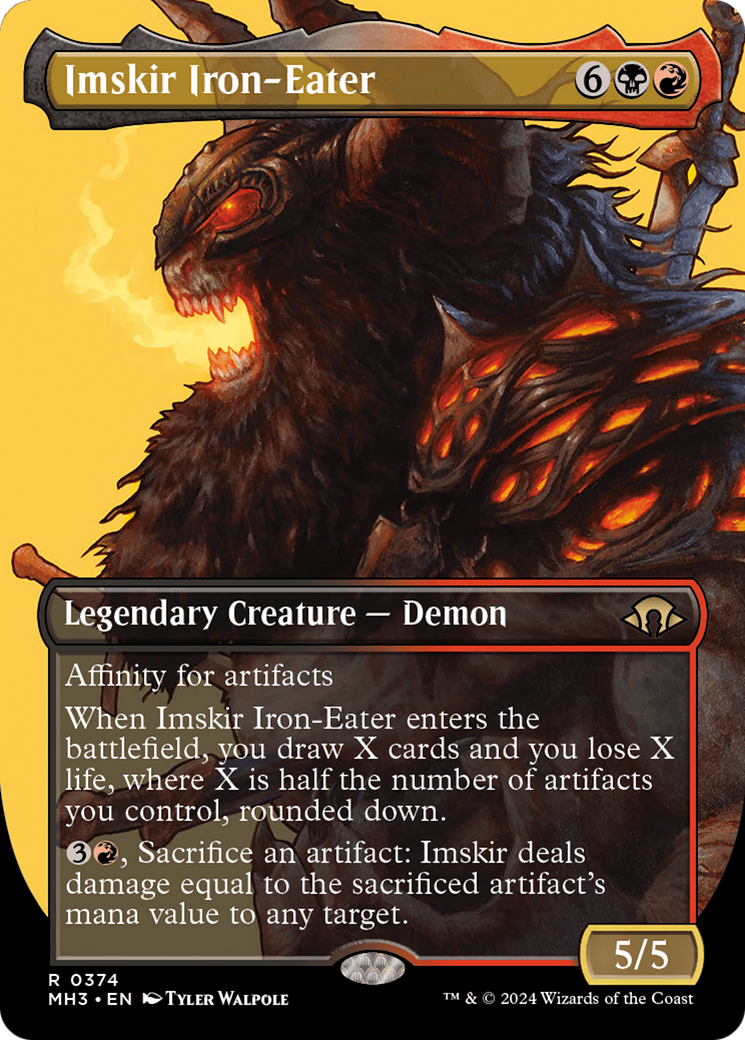 Imskir Iron-Eater (Borderless) [Modern Horizons 3] | Mindsight Gaming