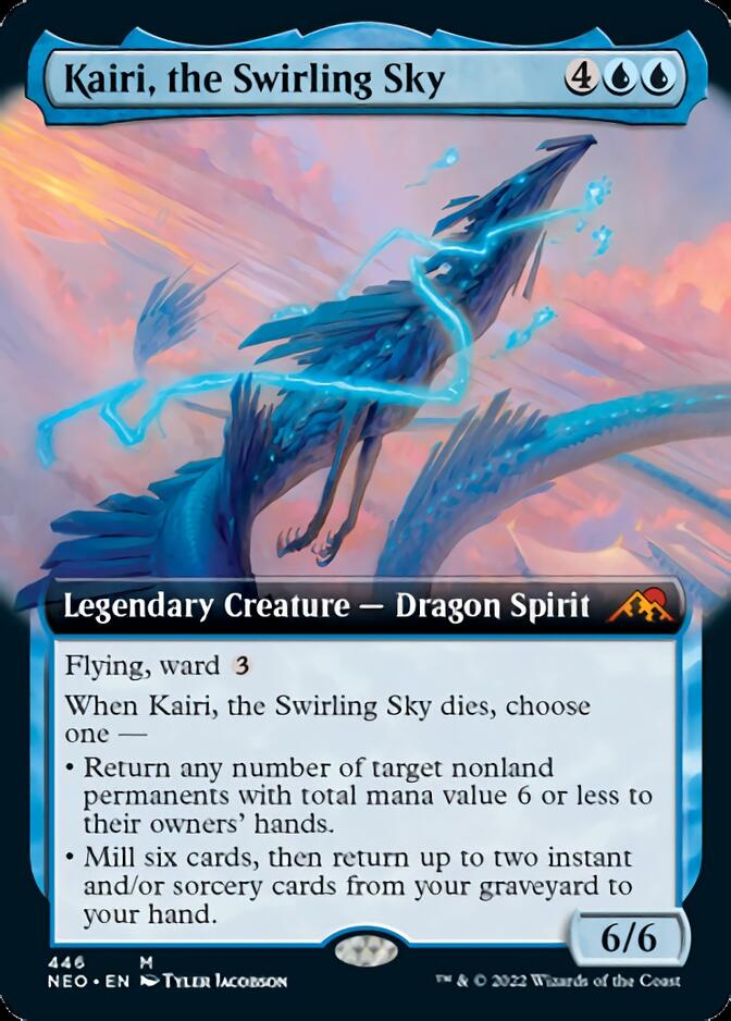 Kairi, the Swirling Sky (Extended Art) [Kamigawa: Neon Dynasty] | Mindsight Gaming