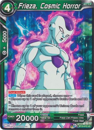 Frieza, Cosmic Horror (BT10-072) [Rise of the Unison Warrior 2nd Edition] | Mindsight Gaming