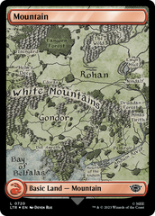 Mountain (720) (Surge Foil) [The Lord of the Rings: Tales of Middle-Earth] | Mindsight Gaming