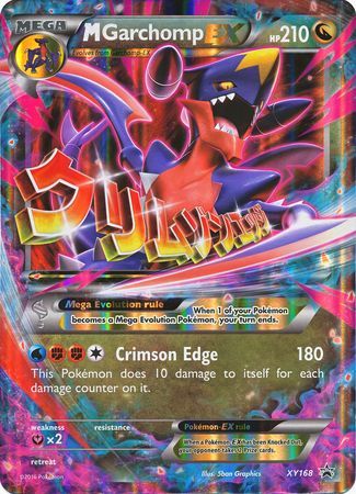 M Garchomp EX (XY168) (Jumbo Card) [XY: Black Star Promos] | Mindsight Gaming