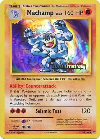 Machamp (59/108) (XY Evolutions Prerelease) [XY: Black Star Promos] | Mindsight Gaming