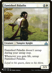 Famished Paladin [The List] | Mindsight Gaming