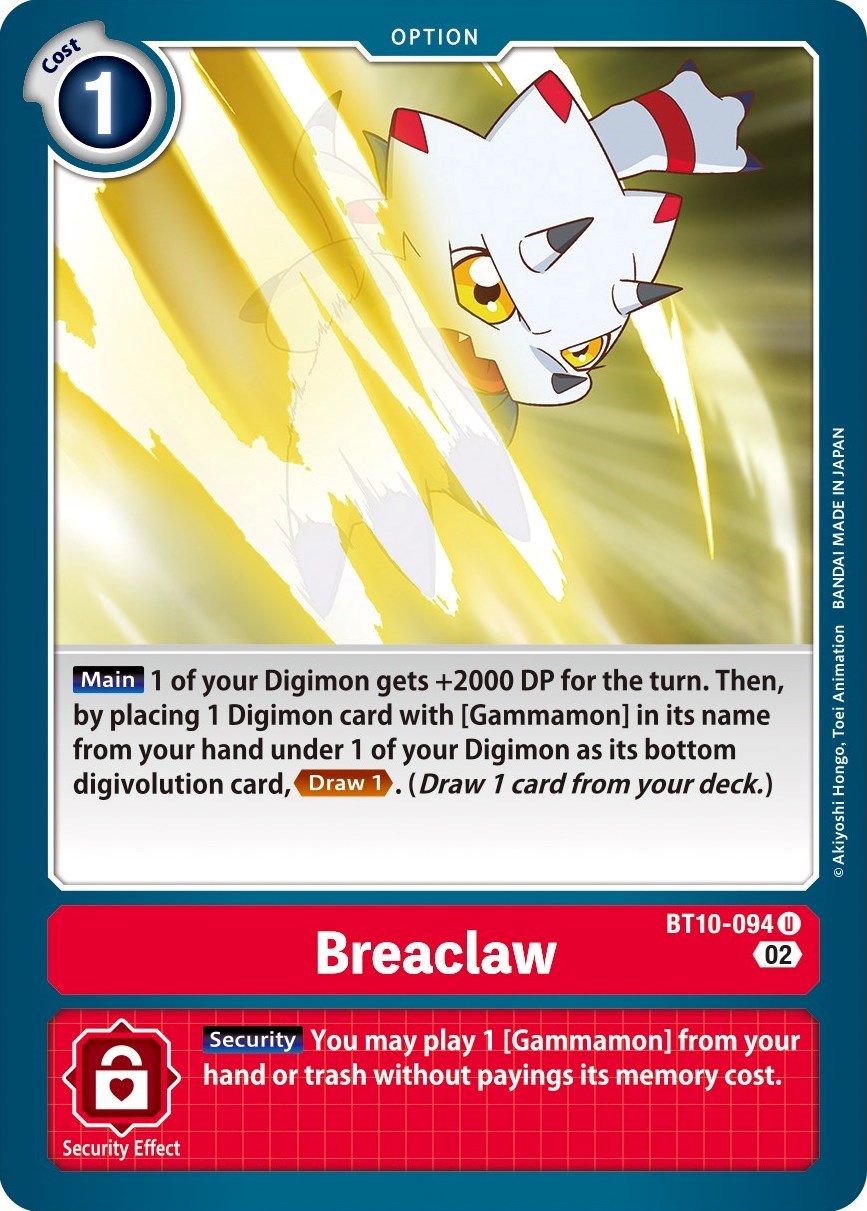 Breaclaw [BT10-094] [Xros Encounter] | Mindsight Gaming