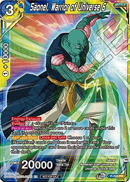 Saonel, Warrior of Universe 6 (Tournament Pack Vol. 8) (P-391) [Tournament Promotion Cards] | Mindsight Gaming