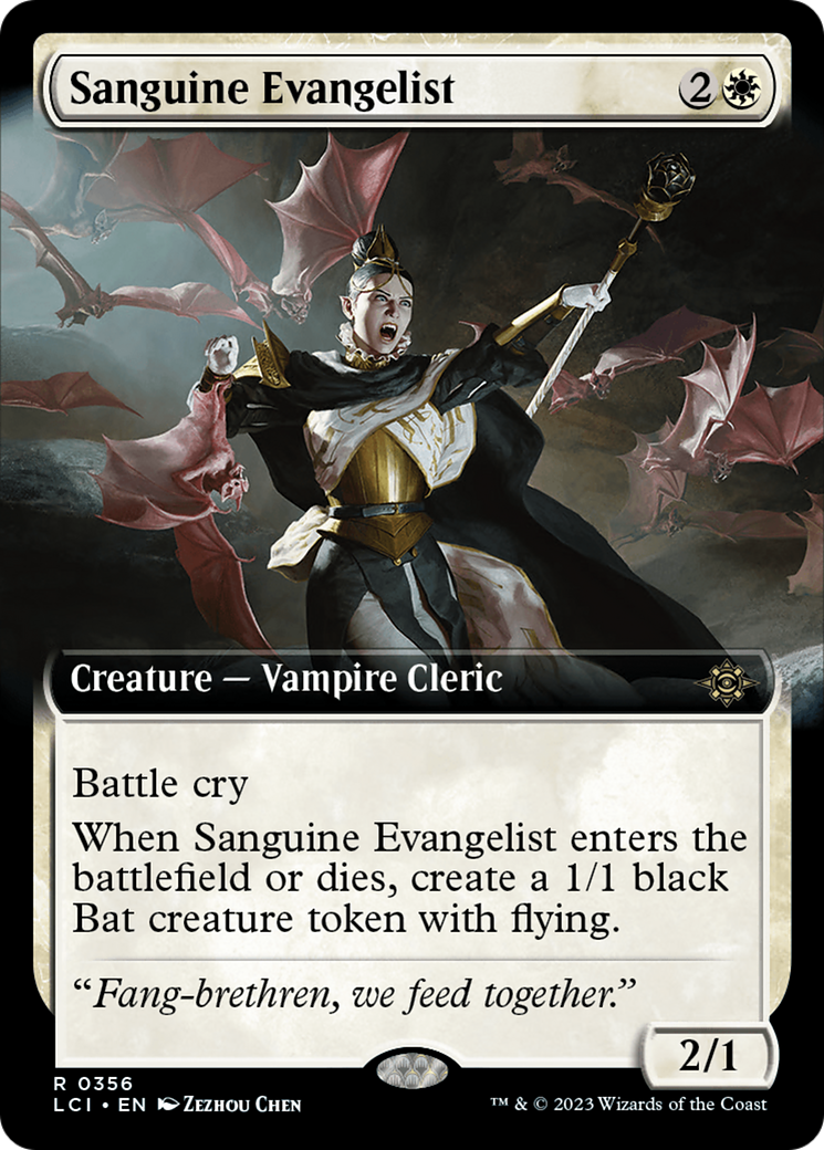 Sanguine Evangelist (Extended Art) [The Lost Caverns of Ixalan] | Mindsight Gaming