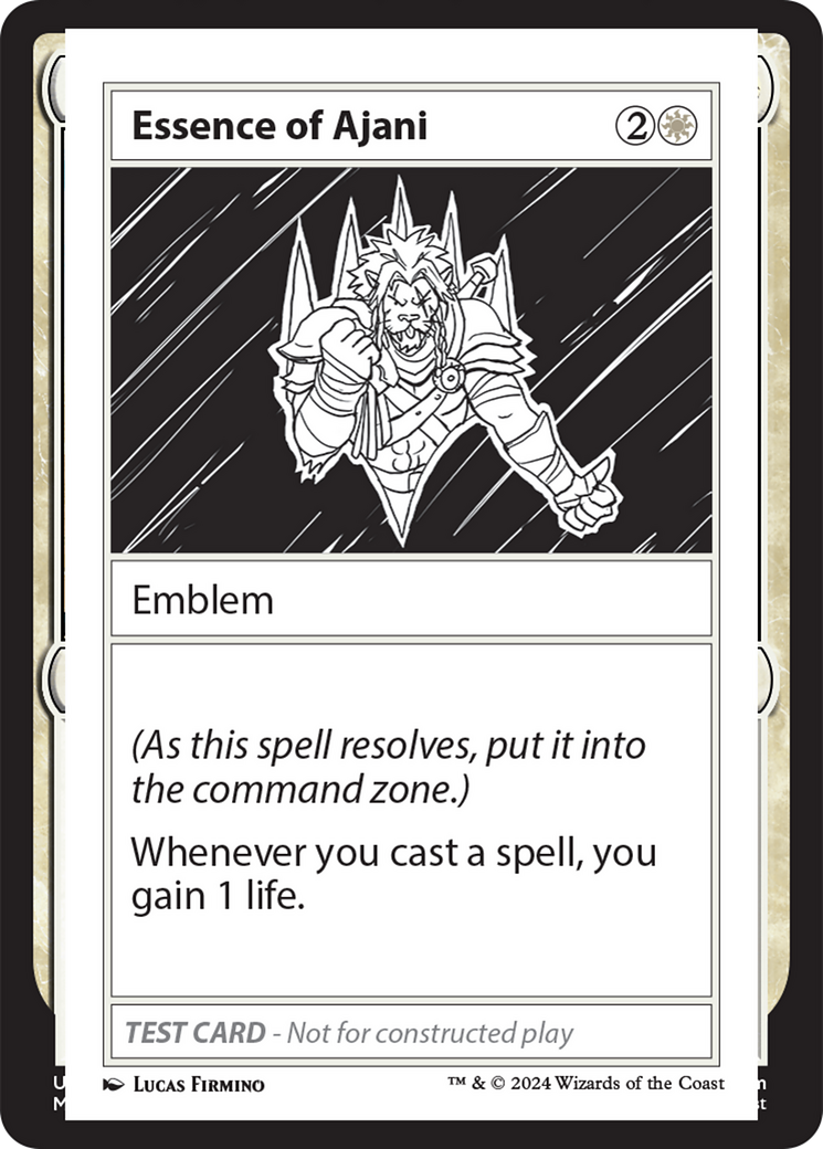 Essence of Ajani [Mystery Booster 2 Playtest Cards] | Mindsight Gaming