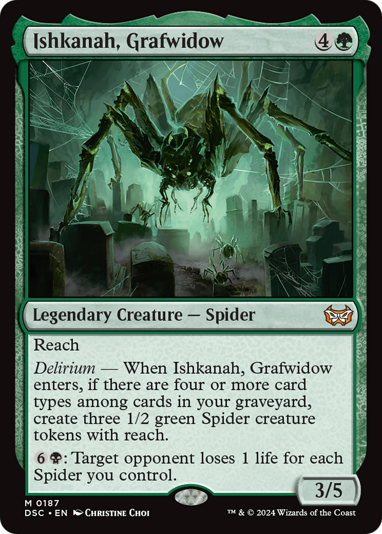 Ishkanah, Grafwidow [Duskmourn: House of Horror Commander] | Mindsight Gaming