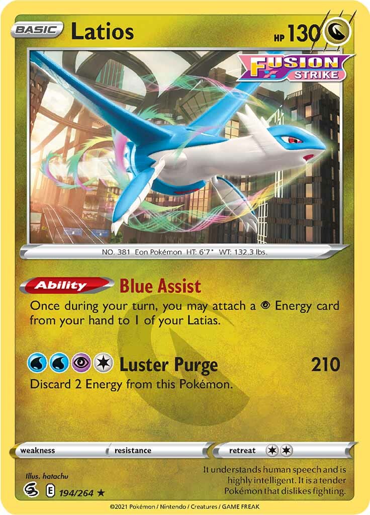 Latios (194/264) [Sword & Shield: Fusion Strike] | Mindsight Gaming