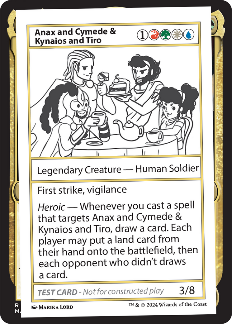 Anax and Cymede & Kynaios and Tiro [Mystery Booster 2 Playtest Cards] | Mindsight Gaming