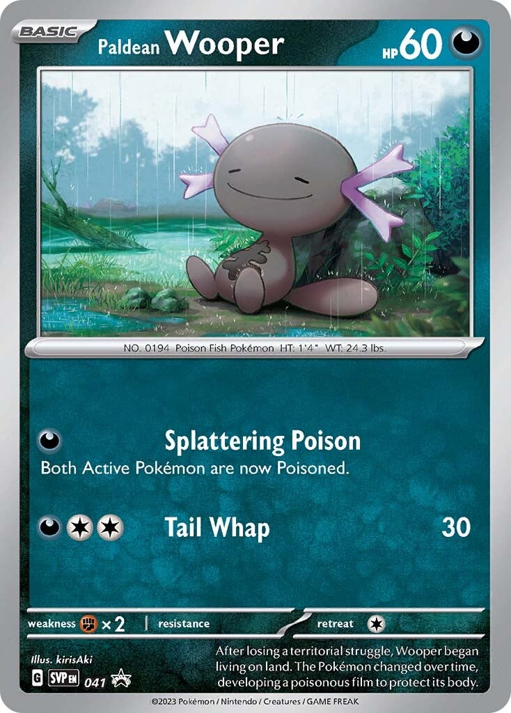 Paldean Wooper (041) [Scarlet & Violet: Black Star Promos] | Mindsight Gaming