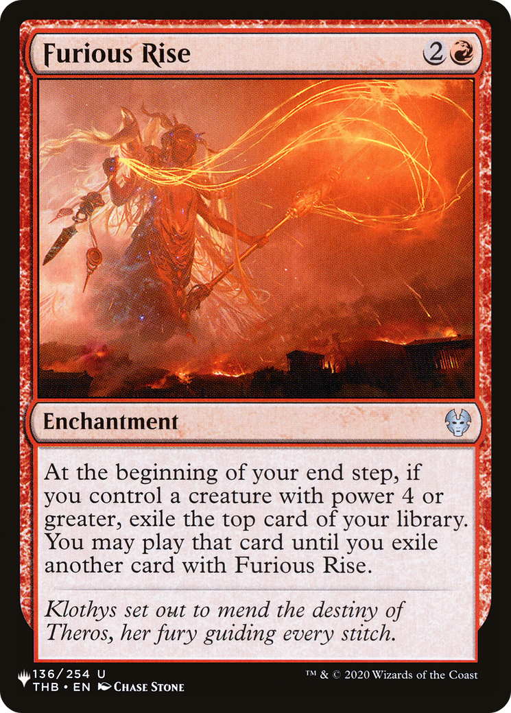 Furious Rise [The List Reprints] | Mindsight Gaming