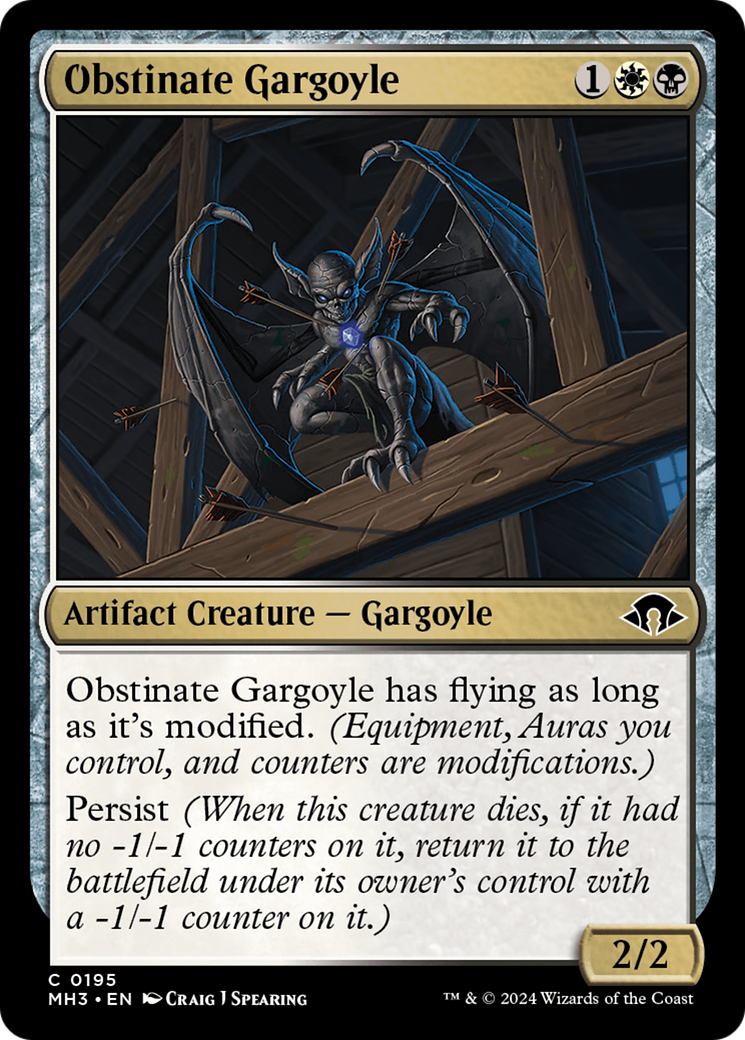 Obstinate Gargoyle [Modern Horizons 3] | Mindsight Gaming