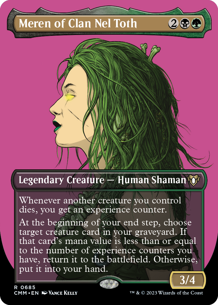 Meren of Clan Nel Toth (Borderless Profile) [Commander Masters] | Mindsight Gaming