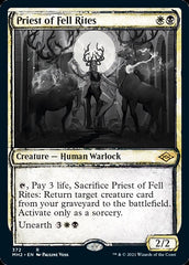 Priest of Fell Rites (Sketch) [Modern Horizons 2] | Mindsight Gaming