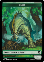 Elephant // Beast (0016) Double-Sided Token [Modern Horizons 3 Commander Tokens] | Mindsight Gaming