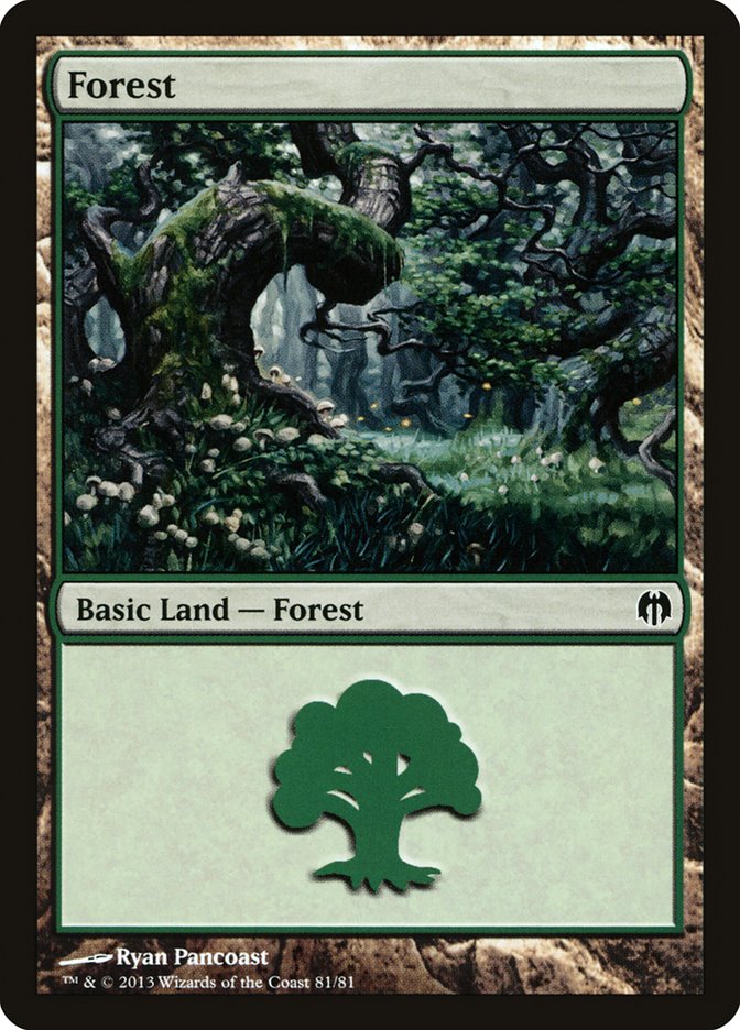 Forest (81) [Duel Decks: Heroes vs. Monsters] | Mindsight Gaming