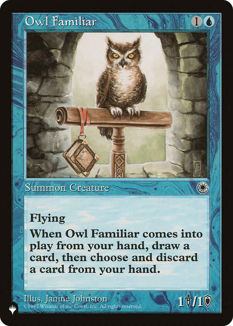 Owl Familiar [The List] | Mindsight Gaming