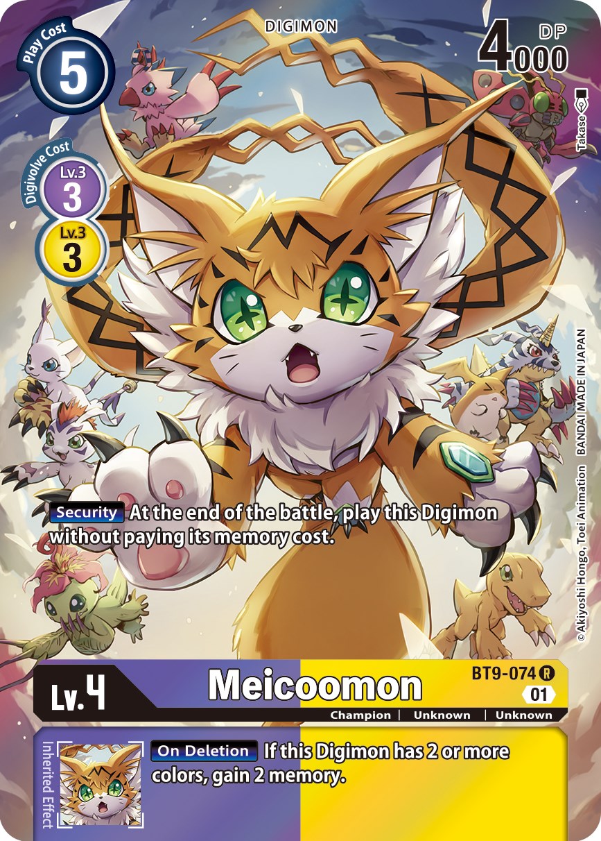 Meicoomon [BT9-074] (Alternate Art) [X Record] | Mindsight Gaming