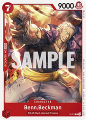 Benn.Beckman (One Piece Film Red) [One Piece Promotion Cards] | Mindsight Gaming