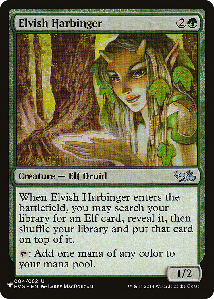 Elvish Harbinger [The List Reprints] | Mindsight Gaming