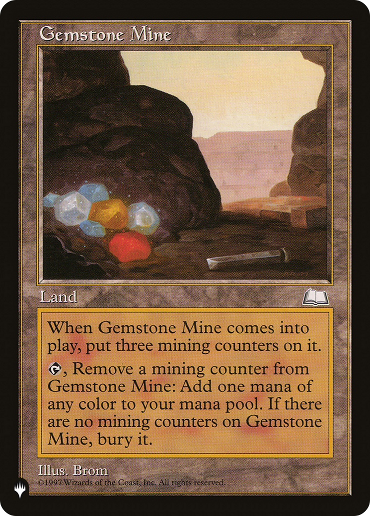 Gemstone Mine (WTH) [The List Reprints] | Mindsight Gaming