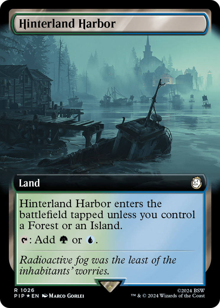 Hinterland Harbor (Extended Art) (Surge Foil) [Fallout] | Mindsight Gaming