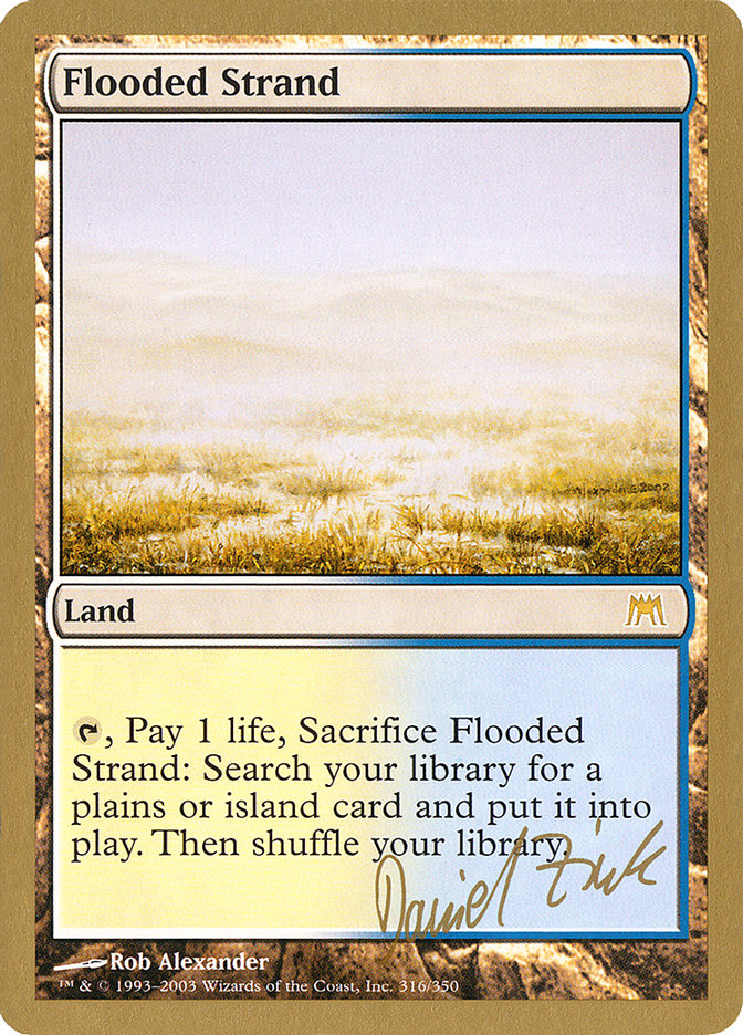 Flooded Strand (Daniel Zink) [World Championship Decks 2003] | Mindsight Gaming