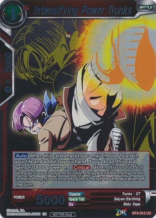 Intensifying Power Trunks (Event Pack 3 - 2019) (BT4-012_PR) [Promotion Cards] | Mindsight Gaming