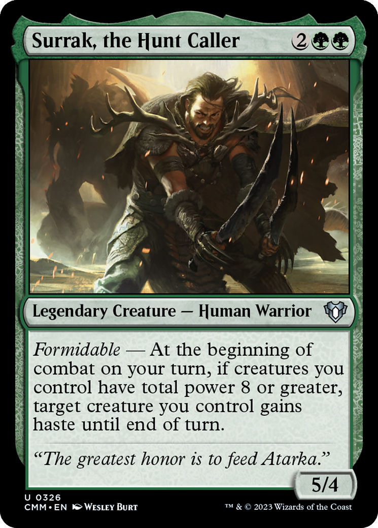 Surrak, the Hunt Caller [Commander Masters] | Mindsight Gaming