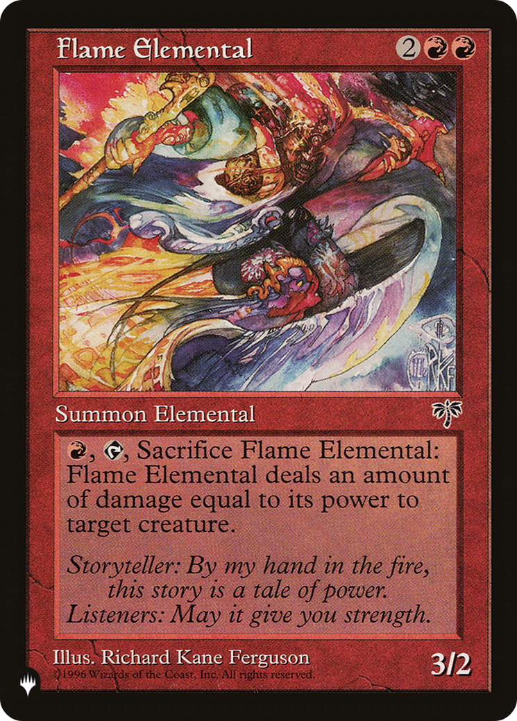 Flame Elemental [The List Reprints] | Mindsight Gaming