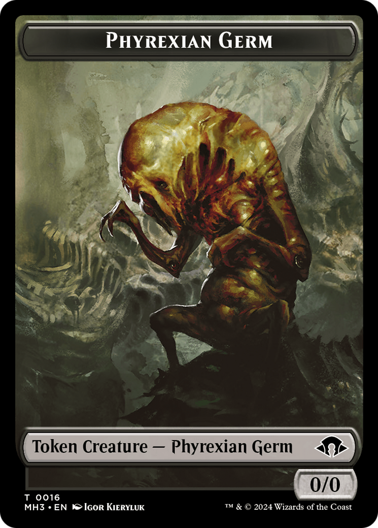 Phyrexian Germ Token [Modern Horizons 3 Tokens] | Mindsight Gaming