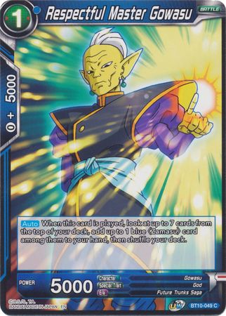 Respectful Master Gowasu (BT10-049) [Rise of the Unison Warrior 2nd Edition] | Mindsight Gaming