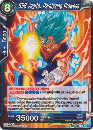 SSB Vegito, Paralyzing Prowess (BT10-045) [Rise of the Unison Warrior 2nd Edition] | Mindsight Gaming