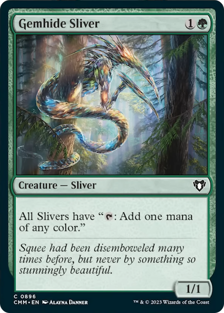 Gemhide Sliver [Commander Masters] | Mindsight Gaming