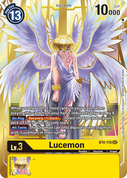 Lucemon [BT4-115] [Great Legend] | Mindsight Gaming