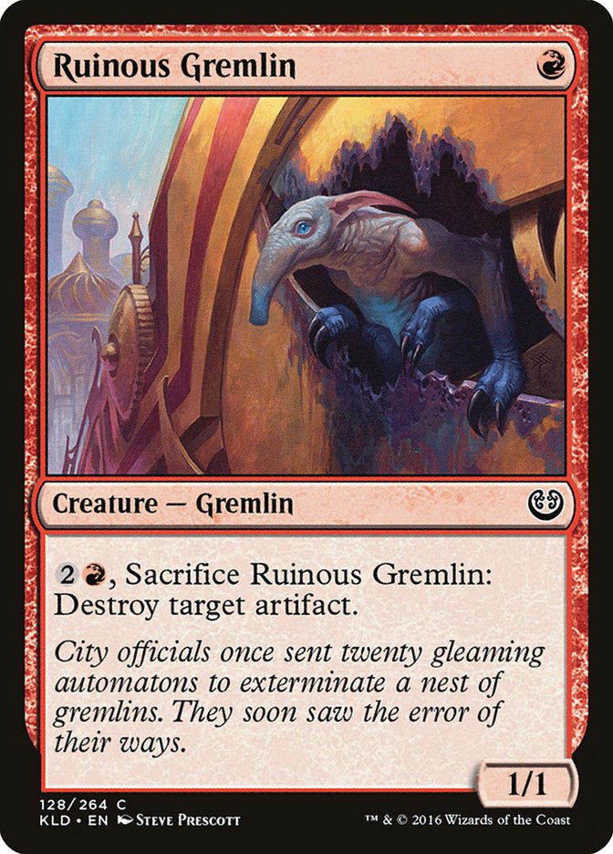 Ruinous Gremlin [Kaladesh] | Mindsight Gaming