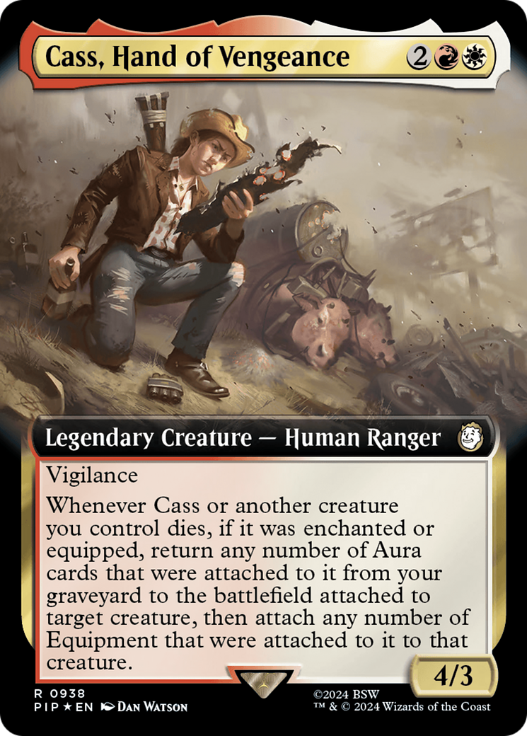 Cass, Hand of Vengeance (Extended Art) (Surge Foil) [Fallout] | Mindsight Gaming