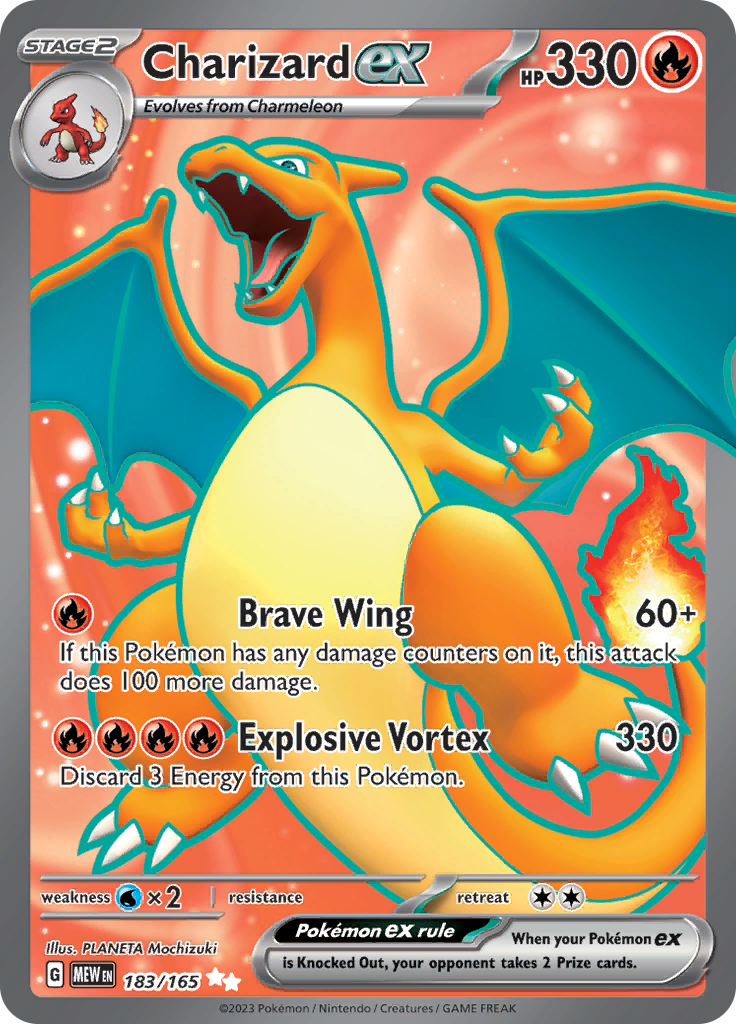 Charizard ex (183/165) [Scarlet & Violet 151] | Mindsight Gaming