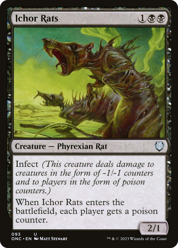 Ichor Rats [Phyrexia: All Will Be One Commander] | Mindsight Gaming