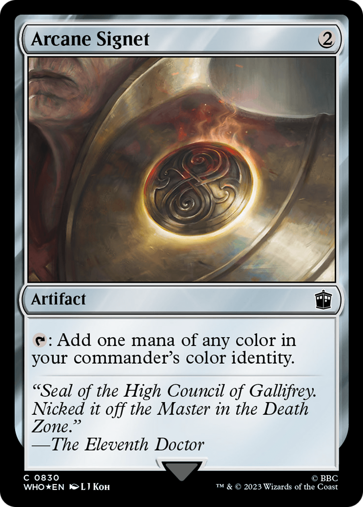 Arcane Signet (Surge Foil) [Doctor Who] | Mindsight Gaming