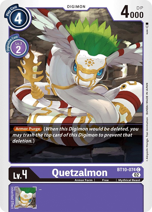 Quetzalmon [BT10-074] [Xros Encounter] | Mindsight Gaming