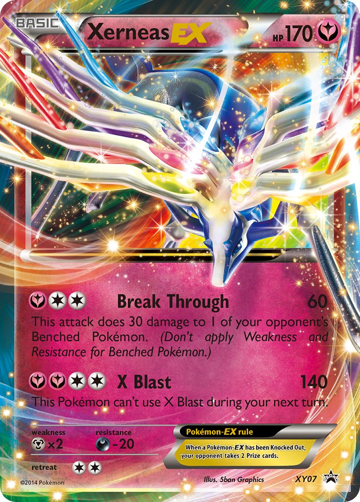 Xerneas EX (XY07) [XY: Black Star Promos] | Mindsight Gaming