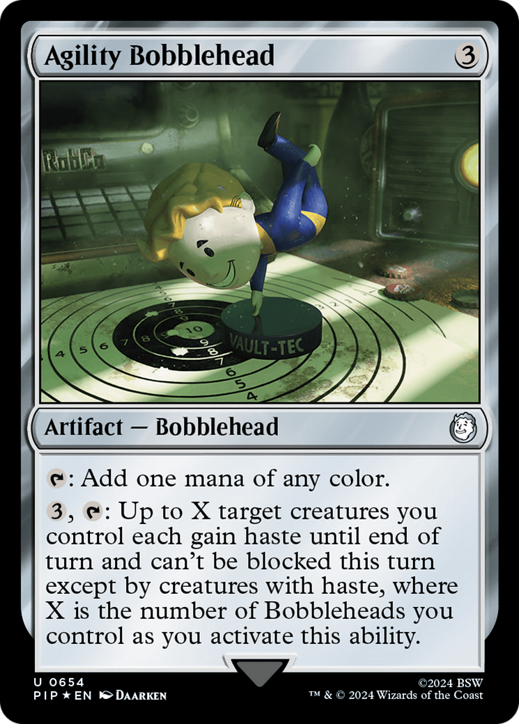 Agility Bobblehead (Surge Foil) [Fallout] | Mindsight Gaming