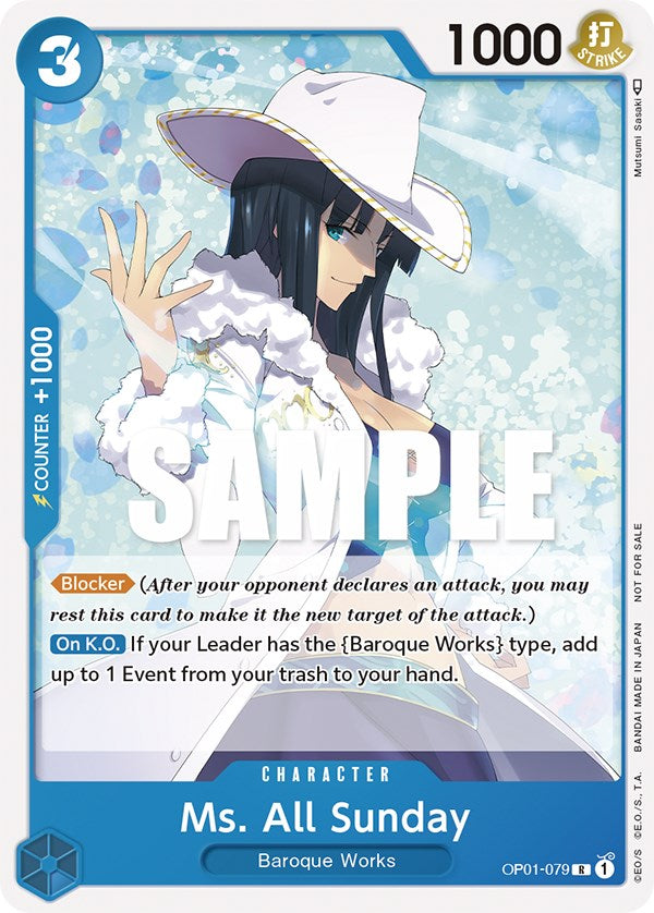 Ms. All Sunday (Promotion Pack 2023) [One Piece Promotion Cards] | Mindsight Gaming